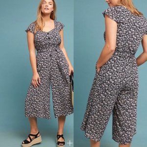 Maeve Floral Bette Cropped Jumpsuit